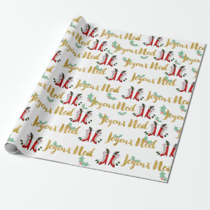 Presente Papel de Moldagem de Noel Joyeux