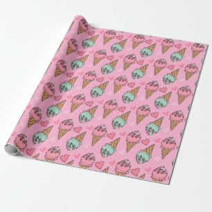 Presente Papel de moldagem de padrão de verão