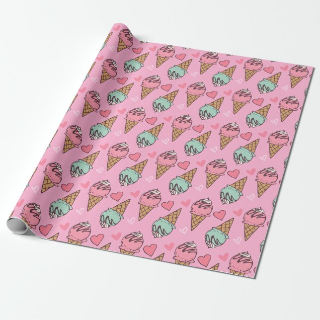 Presente Papel de moldagem de padrão de verão (Desenrolado)