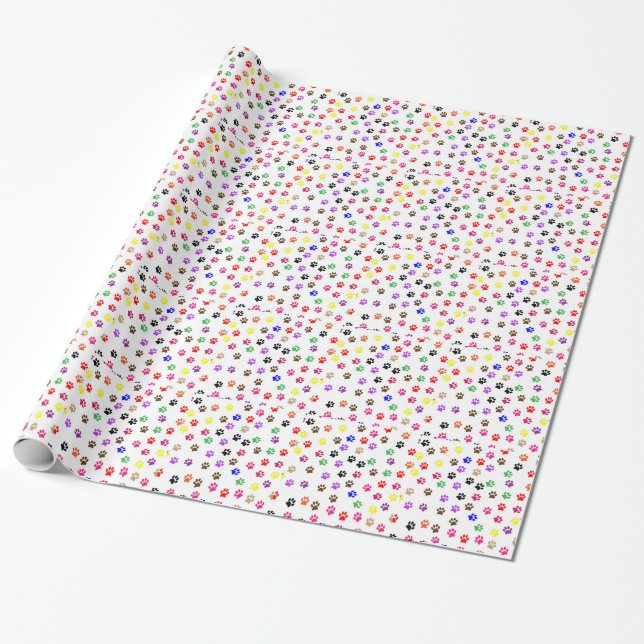 Presente Papel de moldagem de patas (Desenrolado)