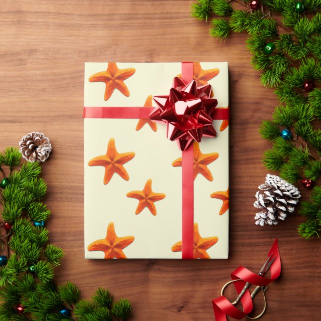 Presente Papel de moldagem de peixe estrelado (Presente de Natal)