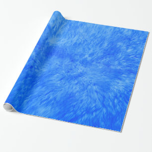 Presente Papel de moldagem de pele azul e francês