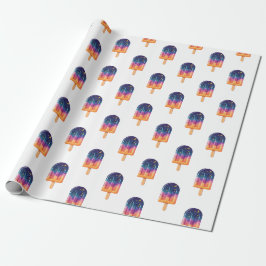 Presente Papel de moldagem de picolé cósmico