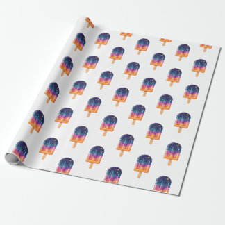 Presente Papel de moldagem de picolé cósmico