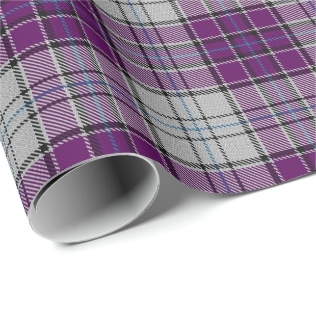 Presente Papel de moldagem de Tartan Roxo da dança MacRae (Ponta do rolo)
