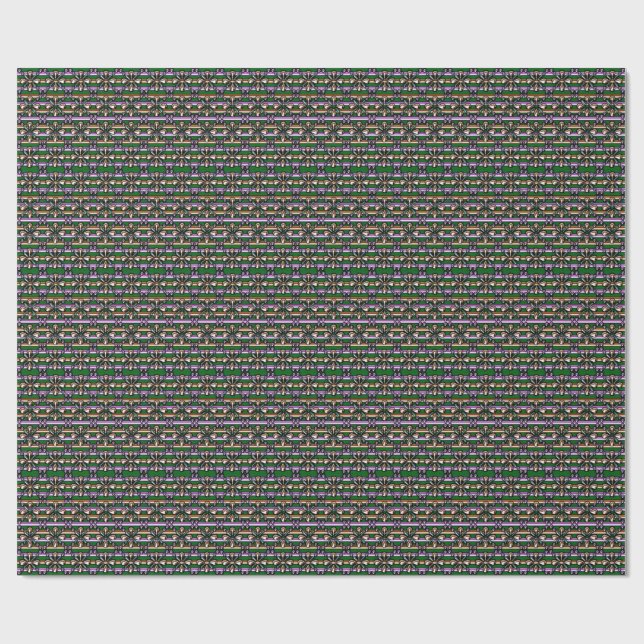 Presente Papel de moldagem digital em Design 3D colorido - (Aberto)