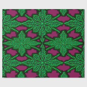 Presente Papel de moldagem digital em Design 3D colorido -