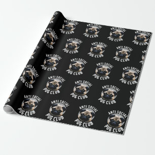 Presente Papel de moldagem do Anti Social Pug Club