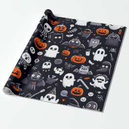 Presente Papel de moldagem do Halloween