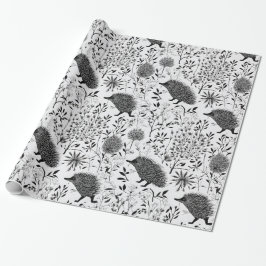 Presente Papel de moldagem do Hedgehogs Designer