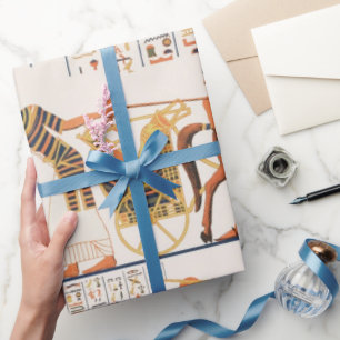 Presente Papel de moldagem do padrão de arte egípcio antigo