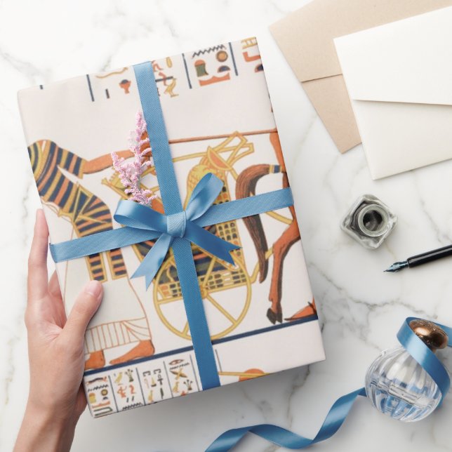 Presente Papel de moldagem do padrão de arte egípcio antigo (Presentear)