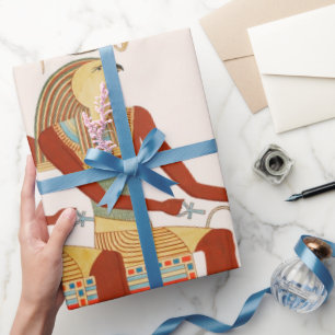 Presente Papel de moldagem do padrão de arte egípcio antigo