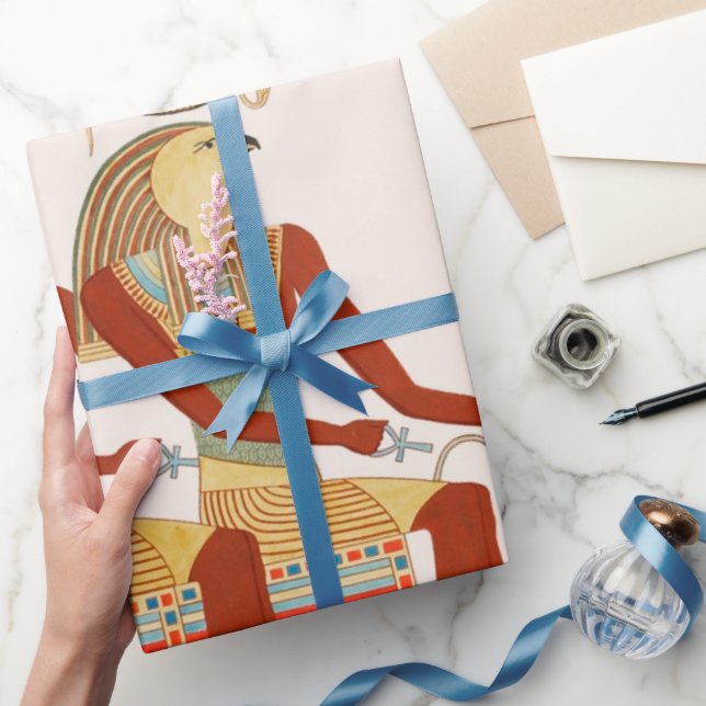 Presente Papel de moldagem do padrão de arte egípcio antigo (Presentear)