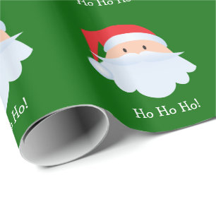 Presente Papel de moldagem do padrão Ho Ho Ho do Papai Noel