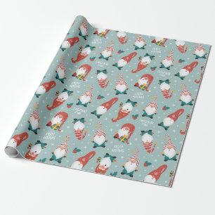 Presente Papel de Moldagem dos Gnomos de Natal