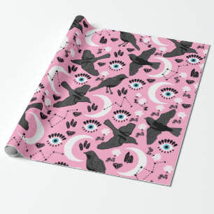 Presente Papel de moldagem em forma de corda preta