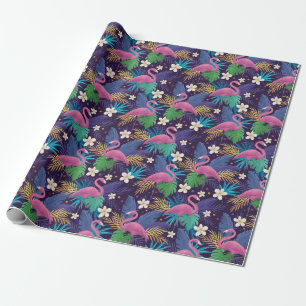 Presente Papel de moldagem Flamingo