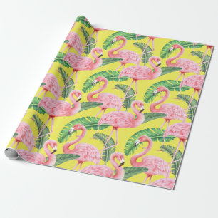 Presente Papel de moldagem Flamingo