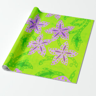 Presente Papel de Moldagem Floral