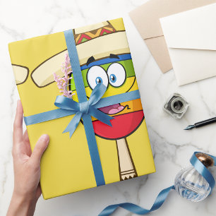 Presente Papel de moldagem maraca mexicano