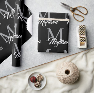 Presente Papel de moldagem monográfica elegante - Personali