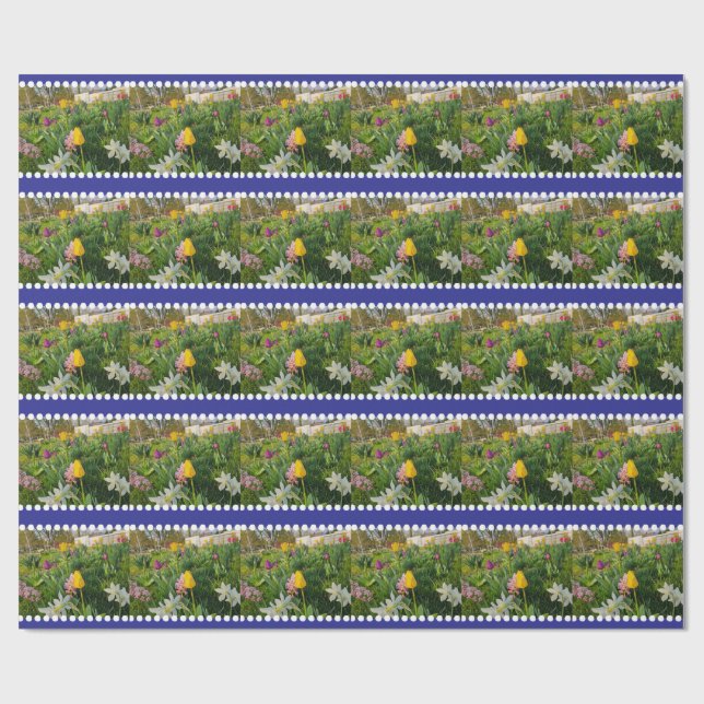 Presente Papel de moldagem personalizada Floral (Aberto)