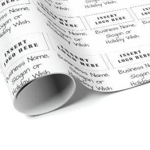 Presente Papel de moldagem personalizado do logotipo comerc
