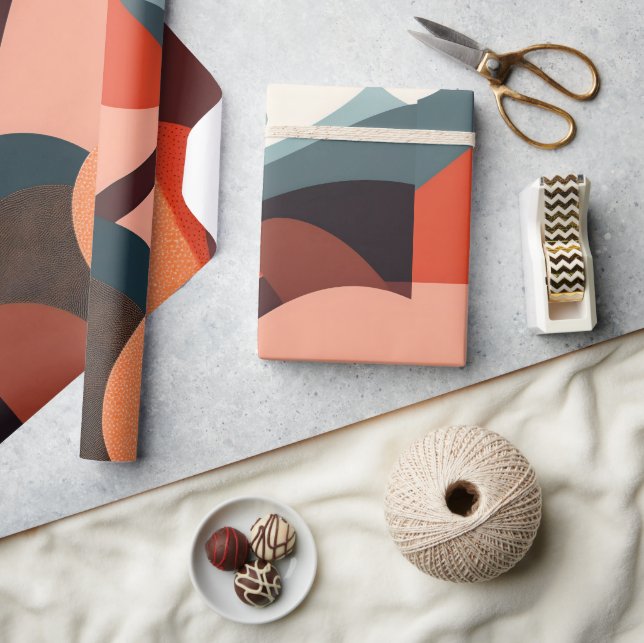 Presente Papel de moldagem por Abstrato moderna (Artesanato)