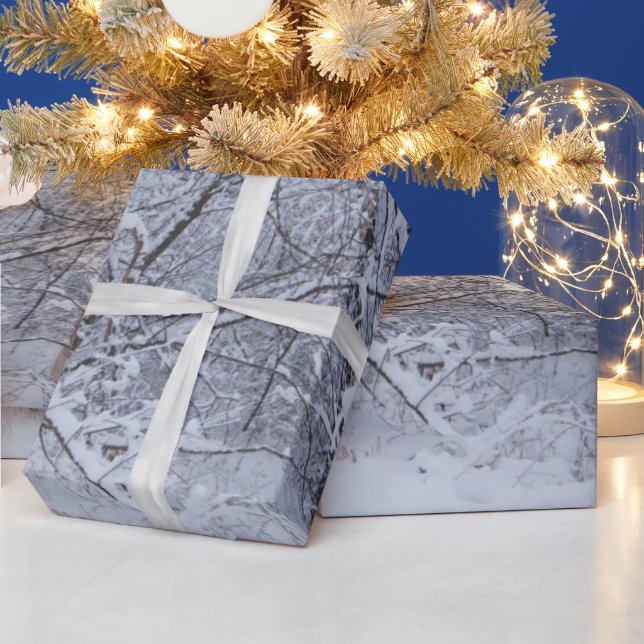 Presente Papel de moldagem por cena de inverno (Feriados)