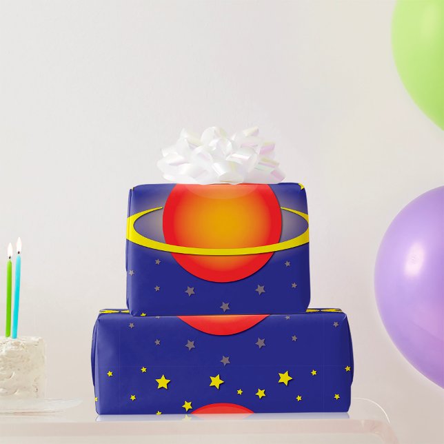 Presente Papel de moldagem Saturno (Criador carregado)