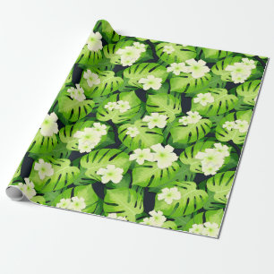 Presente Papel de Moldagem Tropical Floral