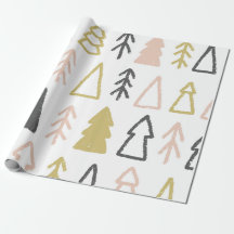 Papel de Moldagem Vintage Moderna de Natal Boho