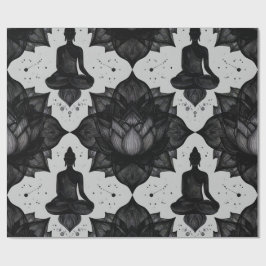 Presente Papel de moldagem Zen Buddha Lotus
