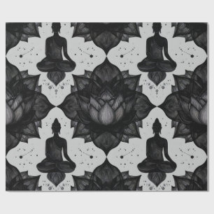 Presente Papel de moldagem Zen Buddha Lotus