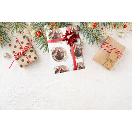 Presente Papel de molhação de natal de beija-flor