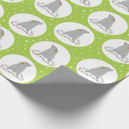 Presente Papel de molhação de natal de foca-branca