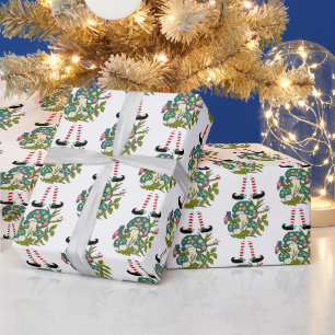 Presente Papel De Molho De Natal Elf Mushroom