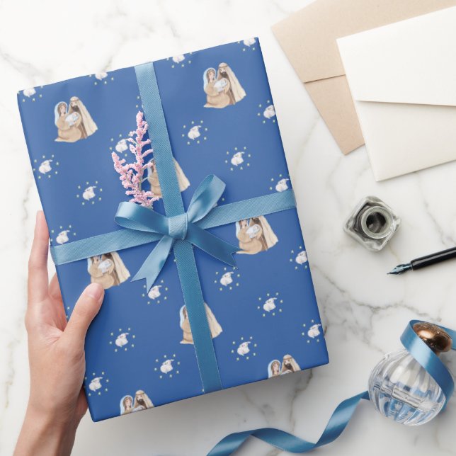 Presente Papel De Molho De Natal Para A Noite Silenciosa (Presentear)