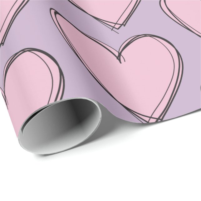 Presente Papel De Molho - Eu Te Amo! (Ponta do rolo)