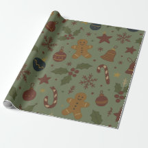 Papel de Natal de Gengibre