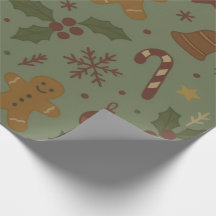 Papel de Natal de Gengibre