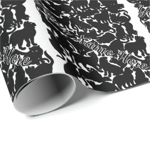 Presente Papel de Natal para gatos pretos