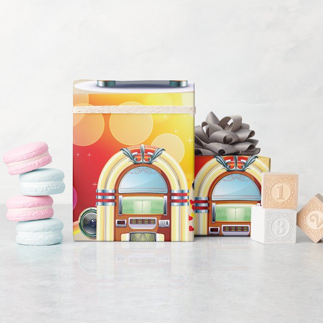 Presente Papel de ondulação brilhante Juke Box (Criador carregado)