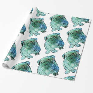 Presente Papel de ondulação brilhante para cães-mães de cão