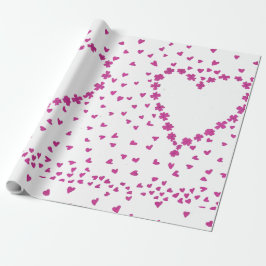 Presente Papel de ondulação cardíaca em Petals