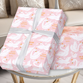 Presente Papel de ondulação cor-de-rosa