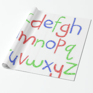 Presente Papel de ondulação da Abc