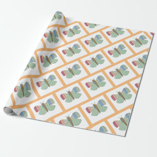 Presente Papel de ondulação da borboleta