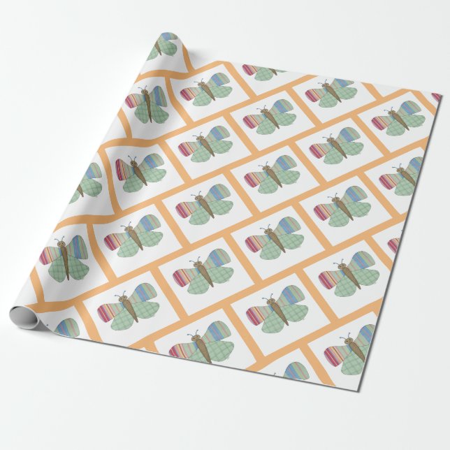 Presente Papel de ondulação da borboleta (Desenrolado)